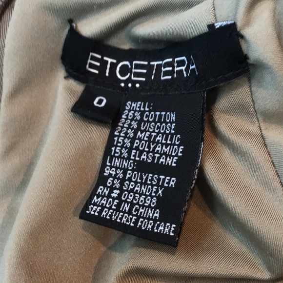 Etcetera Taupe Crinkle Dress - Picture 7 of 7